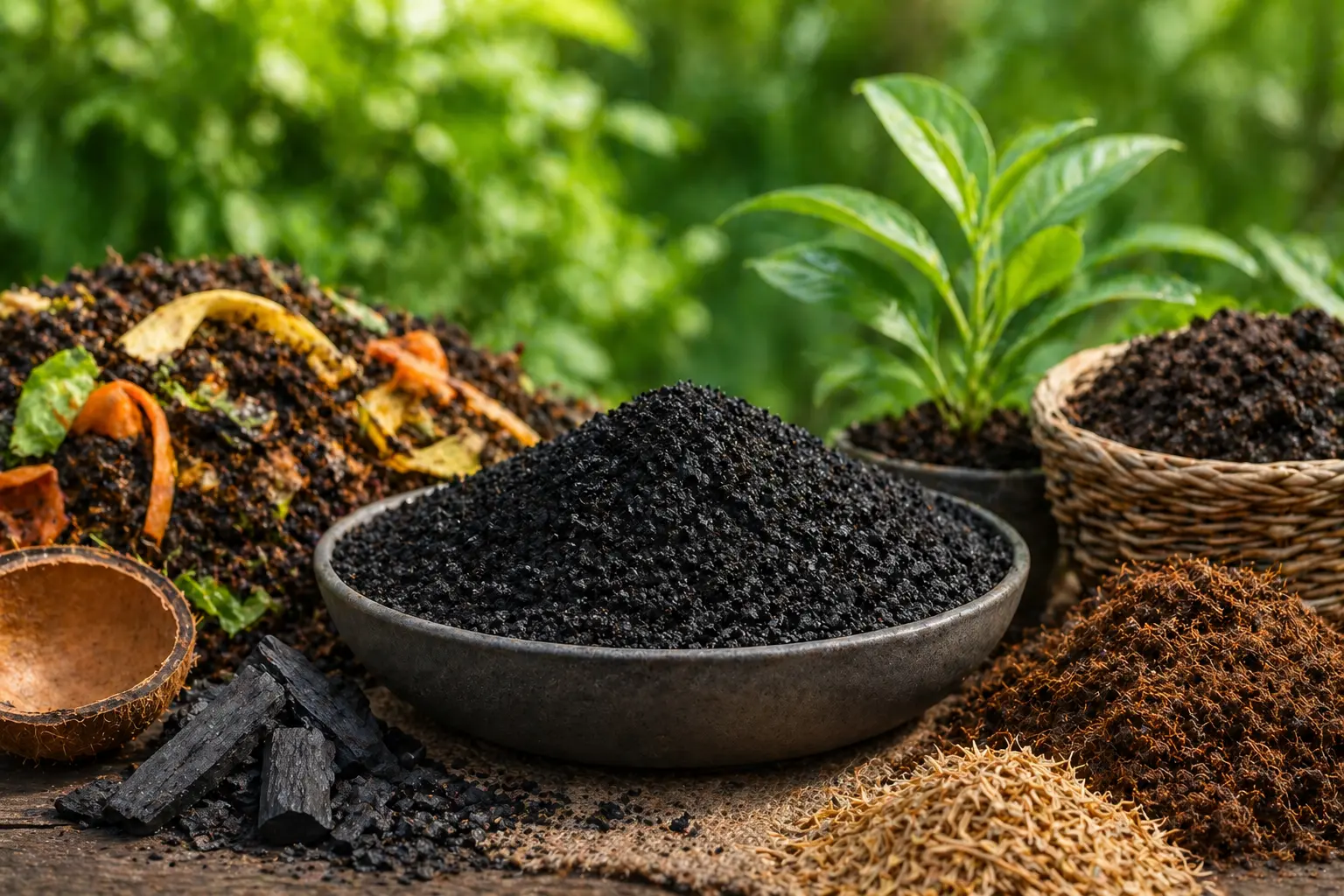 Biochar Charcoal Powder
