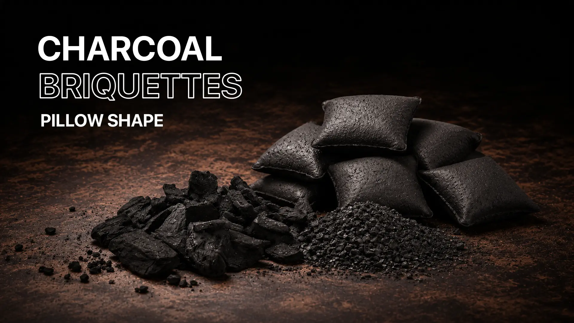 Coconut Shell Charcoal Briquettes Banner