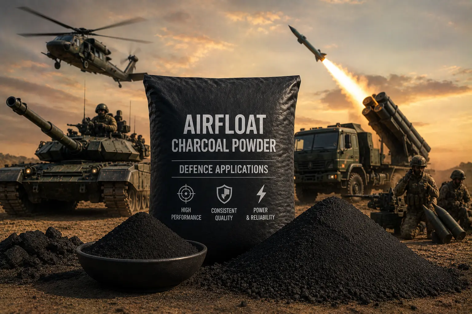 Airfloat Charcoal Powder